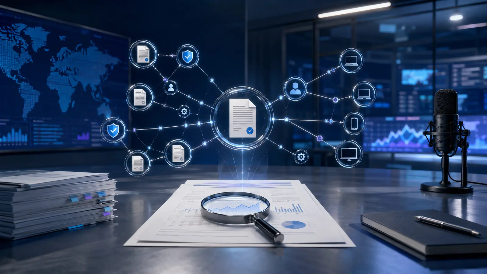 Institutional data terminals connected through a cross-platform research layer
